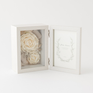 * natural *sola flower photo frame trance pair Len toM preserved flower picture frame photo frame flower box gift 