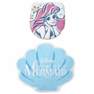 * Ariel toilet mat set stylish mail order toilet cover cover 2 point set character adult lovely Disney Disney Princess 