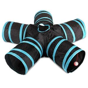 * черный × голубой кошка тоннель почтовый заказ игрушка один человек развлечение игрушка кошка для .. кошка 5 дорога складной compact складной кошка тоннель .