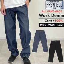 ☆ RinsedBlack ☆ L32xW33 ☆ PRISON BLUES プリズンブルースWork Jeans プリズンブルース ワークジーンズ PRISON BLUES 122 ジーンズ_画像3