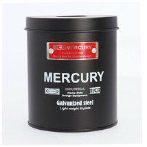 ☆ レッド ☆ MERCURY マーキュリー ブリキサニタリーペーパーホルダー マーキュリー ティッシュボックス mercury_画像7