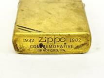 Z513-T6-2280 ▲ ZIPPO ジッポ 本体カラーゴールド COMMEMORATIVE 1982 火花あり 喫煙具 ⑥_画像6