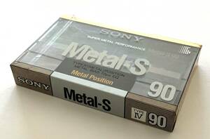 518-9 未開封『SONY Metal-S 90』1本（SONY・メタルポジション・カセットテープ）