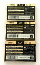 518-5 未開封『TDK SA-X 46』3本セット（TDK・ハイポジション・カセットテープ）_画像4