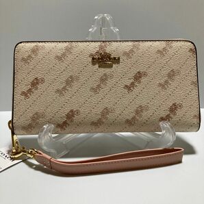 COACH 長財布 C3547 レディース ホース アンド キャリッジ プリント アウトレット