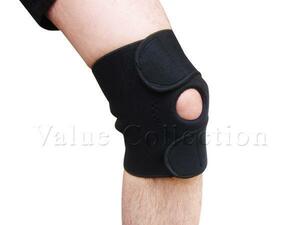  with translation knees knee supporter black one leg / pain prevention measures new goods left right combined use 1.