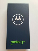 moto g53j 5g シムフリー　未開封　インクブラック_画像1