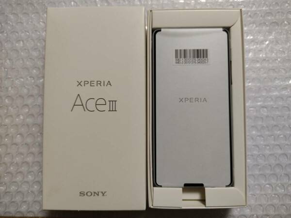 SONY XPERIA Ace III SOG08 Gray 新古品 グレー ソニー