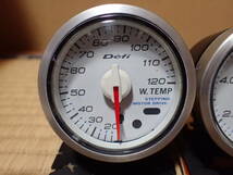 [ジャンク]D'efi Defi-Link 水温計、油圧計、ターボ計（ブースト計） デフィ defi 52パイ_画像2