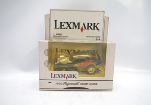 ジョニーライトニング レックスマーク 1970 プリムス HEMI CUDA クーダ ミニカー 未開封品 LEXMARK