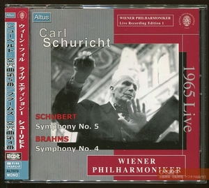 カールシューリヒト CARL SCHURICHT シューベルト:交響曲第5番変ロ長調D.485ブラームス:交響曲第4番ホ短調Op.98