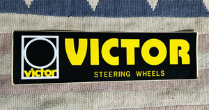 ステッカー　VICTOR　ビィクトール　ステアリング　ヴィクトール　ビクトール　非売品　未使用　貴重　