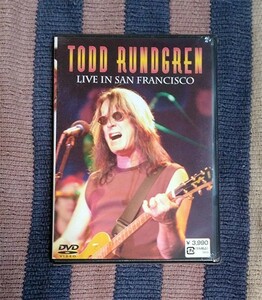 DVD　トッド・ラングレン・ライブ・イン・サンフランシスコ　Todd Rundgren　トッド・ラングレン　正規国内盤　ディスク良好　割引特典あり