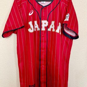 ◆◇asics◇アシックス◇WBC◇ユニフォーム◇赤◇レッド◇サイズL◇◆
