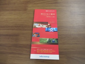 ★送料無料★西武ホールディングス 株主優待券 冊子（1,000株以上） 1冊 有効期限:2024年11月30日