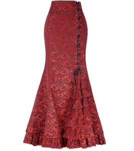  flamenco faruda skirt flamenco costume Dance red M