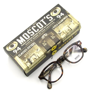 未使用 MOSCOT モスコット メガネフレーム LEMTOSH 44 MP レムトッシュ ボスリントン 中国製 TORTOISE 50017728