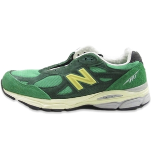 new balance ニューバランス 26.5cm M990GG3 USA製 米国製 ランニングシューズ REVLITE GREEN 22000693