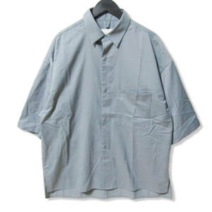PUBLIC TOKYO パブリックトウキョウ 半袖シャツ 152000000 ビッグシルエット オーバーサイズ ブルー 1 27105886
