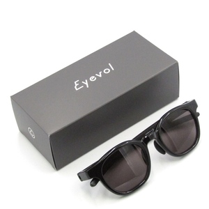 未使用 Eyevol アイヴォル サングラス MIRALLE BK-DG-DK.GRY ミラル パリジャン 日本製 ブラック/ダークグレー 50017762