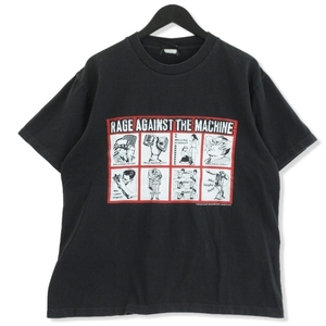 ヴィンテージ バンドTシャツ レイジアゲインストザマシーン RAGE AGAINST THE MACHINE 90's Barbara Kruger ブラック 黒 70015557