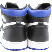 未使用 NIKE ナイキ 27cm AIR JORDAN 1 RETRO HIGH OG ROYAL TOE 555088-041 2020年製 BLACK-WHITE-GAME ROYAL 22000748_画像3