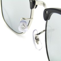 美品 Ray-Ban レイバン サングラス RB3016 CLUBMASTER 1354/R5 クラブマスター ブロウ イタリア製 ブラック/シルバー 65005918_画像5