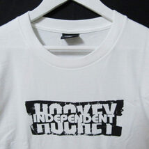未使用 HOCKEY × INDEPENDENT ホッキー 半袖Tシャツ 24S-HC10 Decal Tee インディペンデント デカールプリント ホワイト L 27105986_画像3