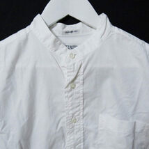 INDIVIDUALIZED SHIRTS インディビジュアライズドシャツ 長袖シャツ スタンドカラー CLASSIC FIT USA製 ホワイト 15 1/2-33 27105987_画像3