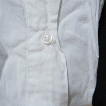 INDIVIDUALIZED SHIRTS インディビジュアライズドシャツ 長袖シャツ スタンドカラー CLASSIC FIT USA製 ホワイト 15 1/2-33 27105987_画像6