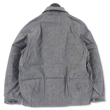 未使用 SASSAFRAS ササフラス ホイール バロー ジャケット SF-231984 WHEEL BARROW JACKET 6.5oz ブラック 黒 S タグ付き 20018613_画像2