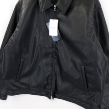 美品 SOPHNET. ソフ SUSTAINABLE LEATHER SINGLE RIDER'S JACKET SOPH-232020 ブラック 黒 XL タグ付き 20018605_画像4