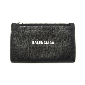 BALENCIAGA バレンシアガ カード/コインケース 594311 CASH キャッシュ ミニ財布 イタリア製 ブラック 黒 24003064