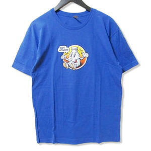 未使用 ROBERT CRUMB ロバートクラム 半袖Tシャツ BOY HOWDY! TEE アンダーグラウンドコミックス NEXT LEVEL ROYAL BLUE L 27106087