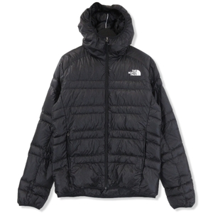 美品 THE NORTH FACE ノースフェイス ライトヒートフーディ ND42333R Light Heat Hoodie ライト ブラック 黒 L 71009469