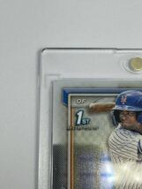 【1円スタート】 2024 Bowman Anthony Baptist Chrome Prospects Autograph 直筆サインカード 1st Auto MLB Mets 有望株_画像3