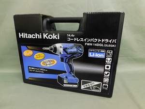 日立工機　コードレス インパクト ドライバ　FWH-14DGL 美品