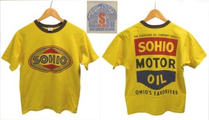 SOHIO MOTOR OIL★Sサイズ【BOOT LEGGERS/ブートレガース】ソハイオ/オイル/バックプリント【ゆうパケットなら送料無料】半袖/Tシャツ/★