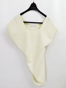 1987 COMME des GARCONS SQUARE NECK ASYMMETRIC KNIT TOP VINTAGE 80s コムデギャルソン スクエアネック アシンメトリー ニット トップ