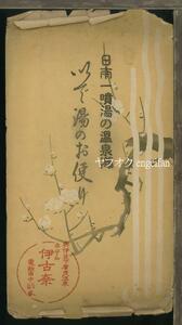 ♪絵葉書22188┃下賀茂温泉ホテル伊古奈2枚袋付┃難あり 旅館 伊豆 静岡県┃