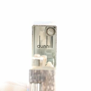 dunhill ダンヒル ローラー式 ガスライター シルバー 喫煙グッズ ケース付き 2213-TEの画像9