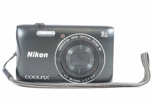 Nikon ニコン COOLPIX S3700 4.5-36.0mm F3.7-6.6 ブラック コンパクト デジタルカメラ 2192-TE