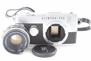 OLYMPUS オリンパス PEN-F 一眼レフ フィルムカメラ F.ZUIKO AUTO-S 38mm F1.8 単焦点レンズ 2386-MS