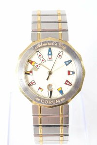 ★CORUM コルム Admiral's Cup アドミラルズカップ 99.810..21V52.B クオーツ デイト メンズ 腕時計 2316-TE