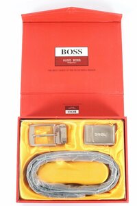 HUGO BOSS ヒューゴボス THE BEST CHOICE OF THE SUCCESSFUL PERSON ベルトセット メンズ ファッション小物 箱付き 2346-TE