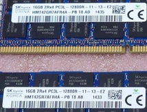 ΦSK hynix HMT42GR7AFR4A-PB 2枚セット *PC3L-12800R/DDR3L-1600 ECC REG/Registered 240Pin DDR3 RDIMM 32GB(16GB x2) 動作品_画像3