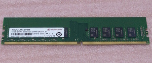 ●Transcend TS2GLH72V6B *PC4-21300/DDR4-2666 Samsungチップ ECC Unbuffered 288Pin DDR4 UDIMM 16GB 動作品