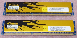 ☆CFD W3U1600HQ-4G *PC3-12800/DDR3-1600 240Pin DDR3 UDIMM 8GB(4GB x2) 動作品