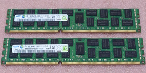 ★Samsung M393B1K70DH0-YK0 2枚セット *PC3L-12800R/DDR3L-1600 ECC REG/Registered 240Pin DDR3 RDIMM 16GB(8GB x2) 動作品