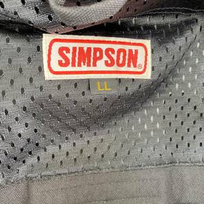 【即決】 SIMPSON シンプソン SJ-8132 オールシーズンナイロンジャケット  黒系/緑系 ブラック系/グリーン系 LLサイズ 8002-100の画像5